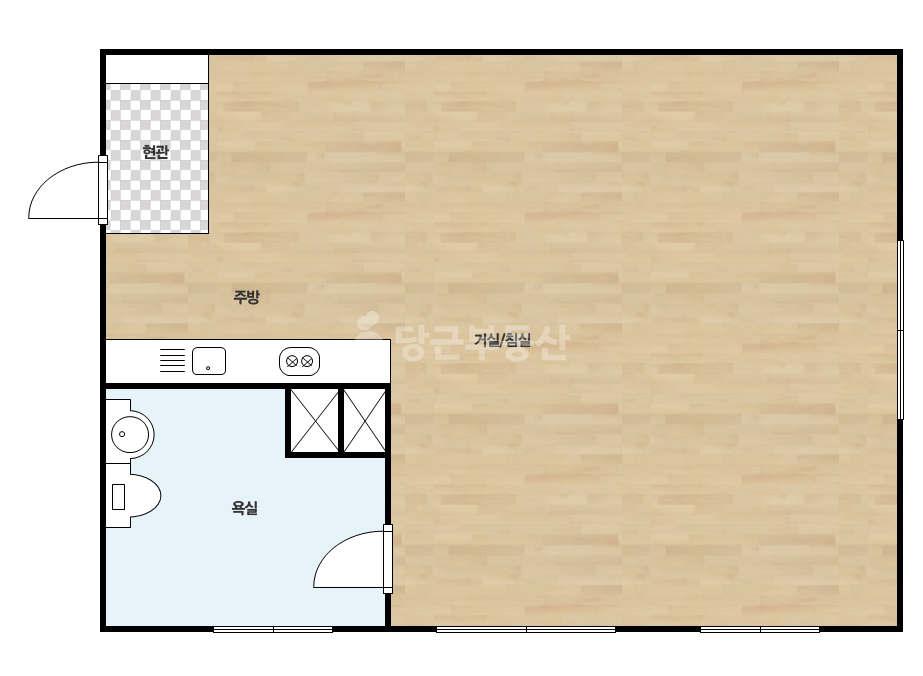 확장 평면도