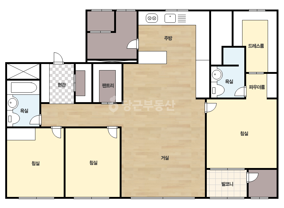 확장 평면도