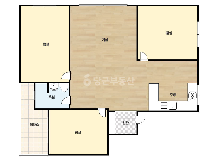 확장 평면도