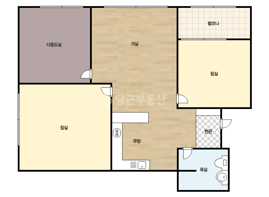 확장 평면도