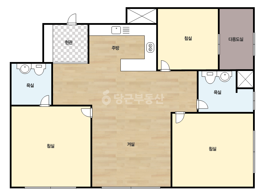 확장 평면도