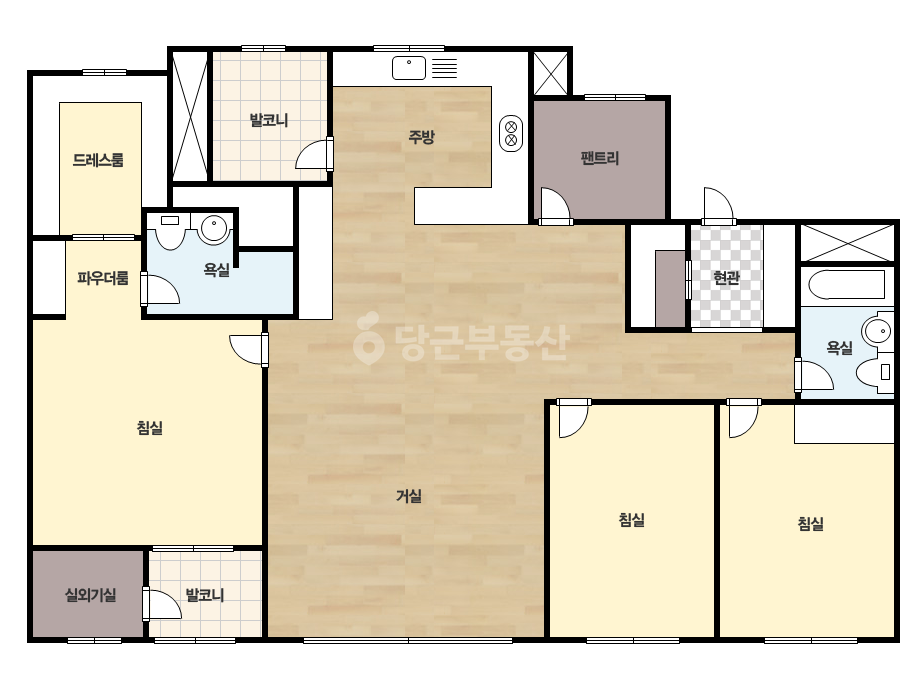 확장 평면도