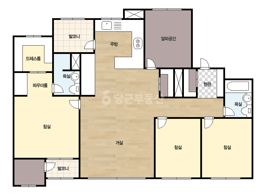 확장 평면도