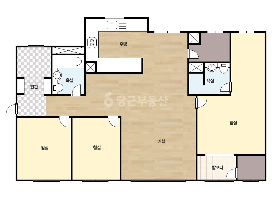 확장 평면도