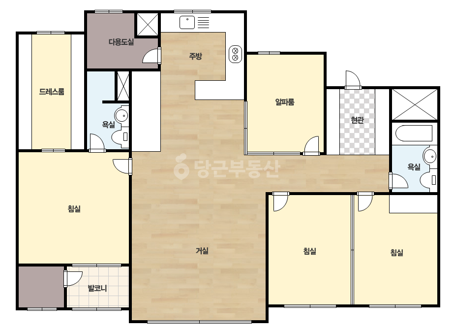 확장 평면도