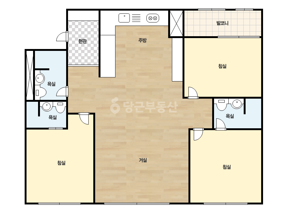 확장 평면도