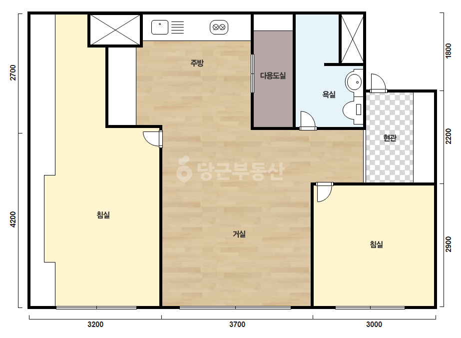 확장 평면도