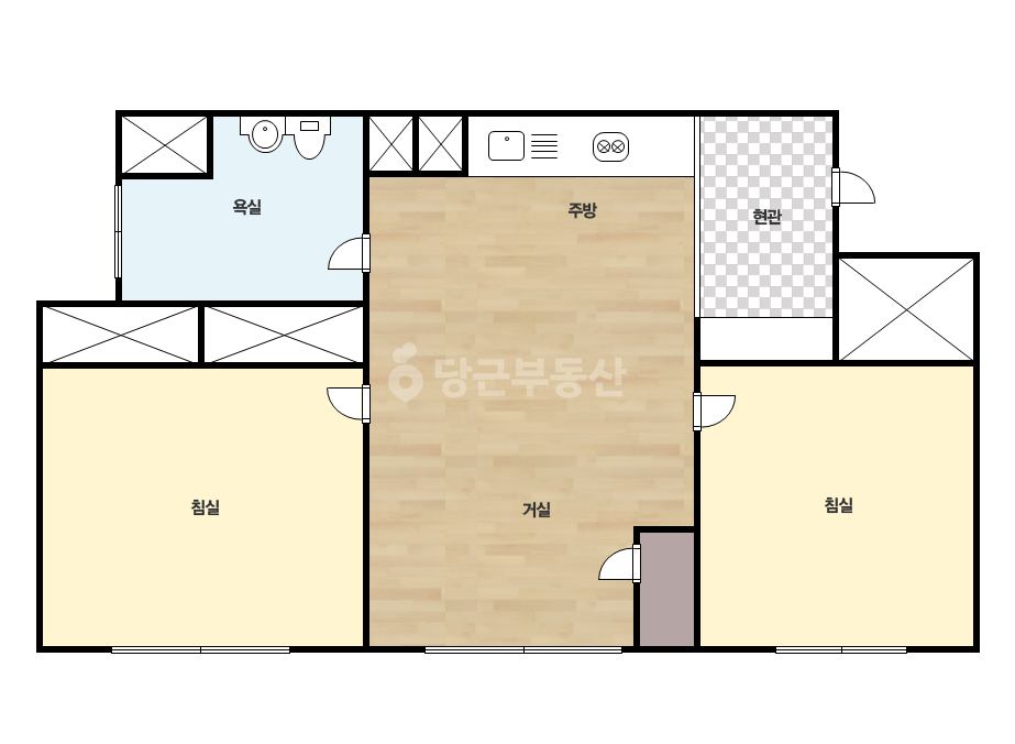확장 평면도