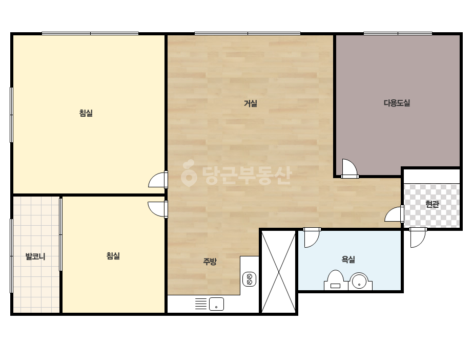 확장 평면도