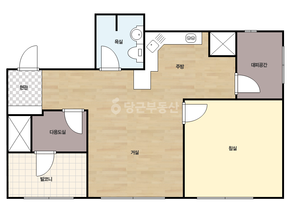 확장 평면도
