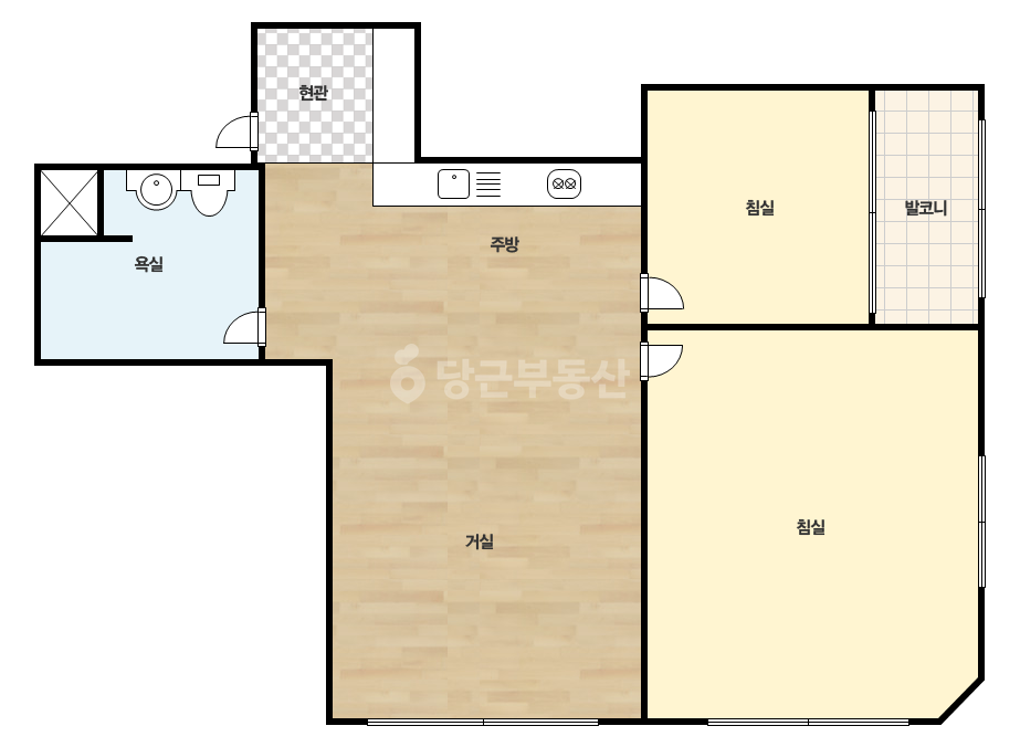 확장 평면도