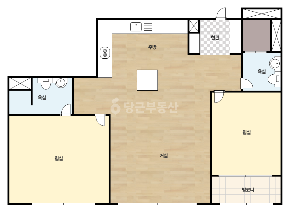 확장 평면도