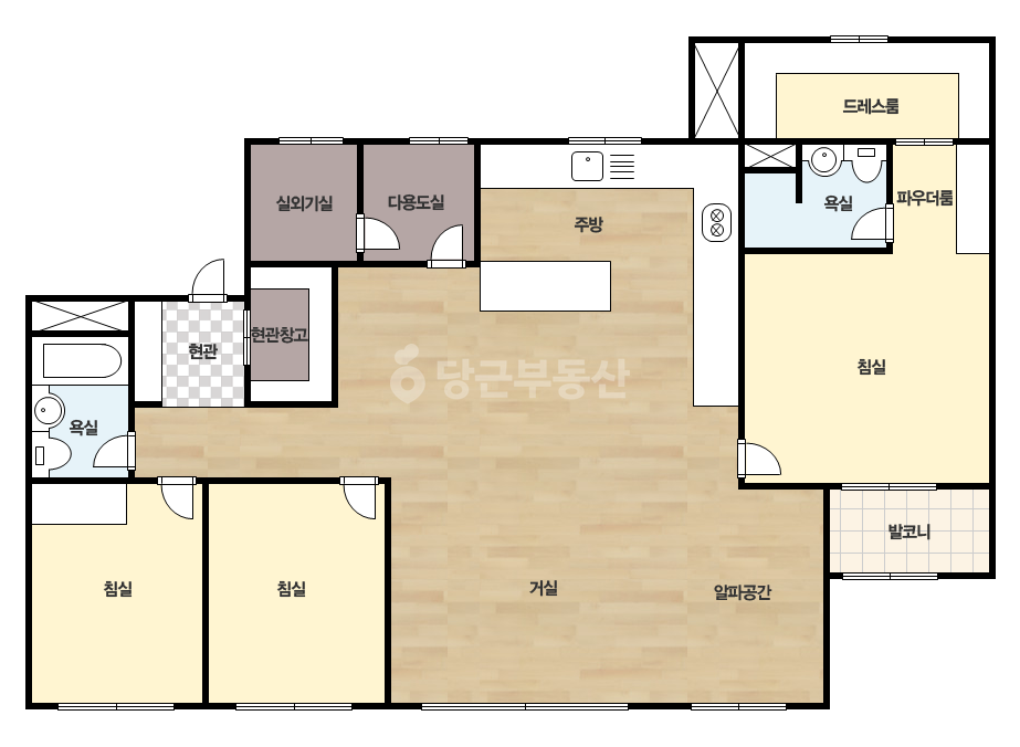 확장 평면도