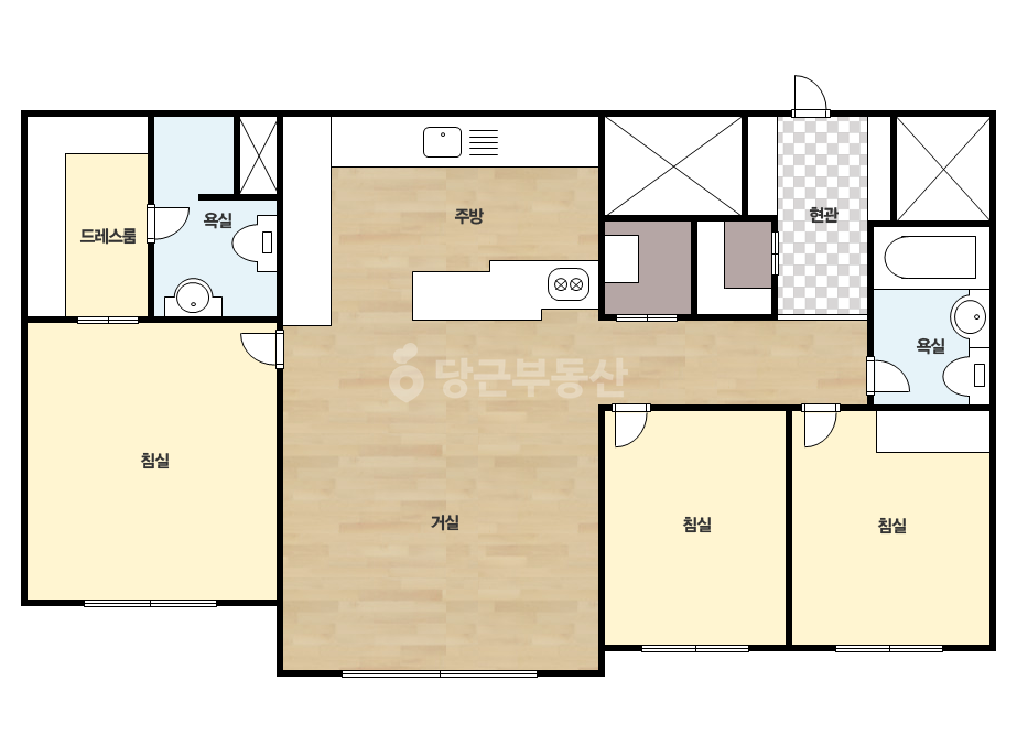 확장 평면도