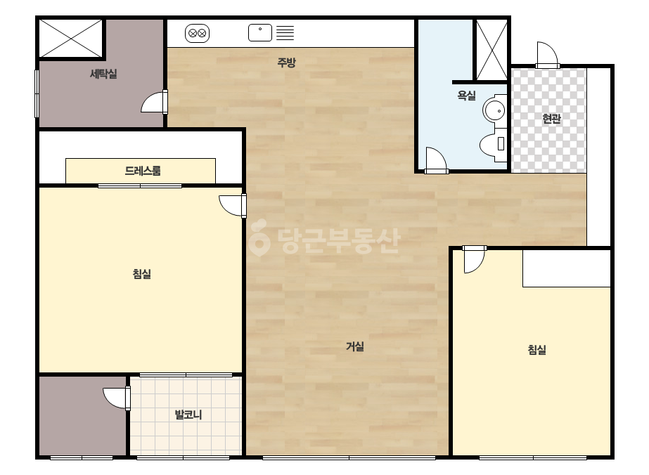 확장 평면도