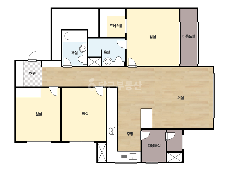 확장 평면도