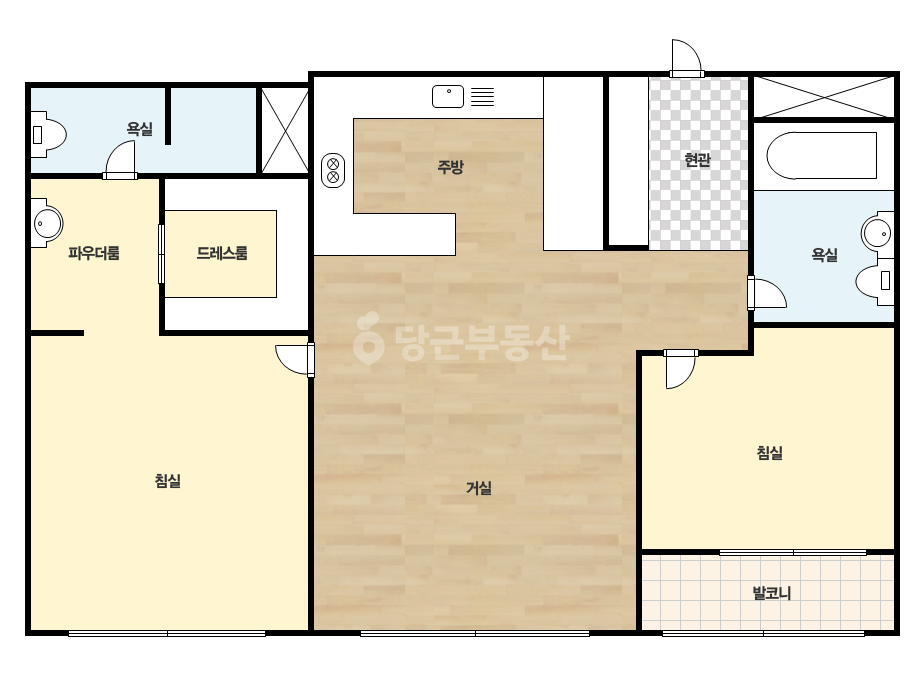 확장 평면도