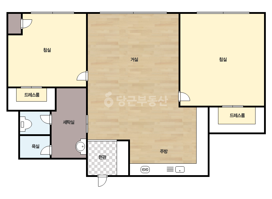 확장 평면도