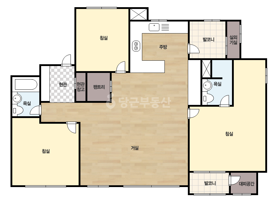 확장 평면도