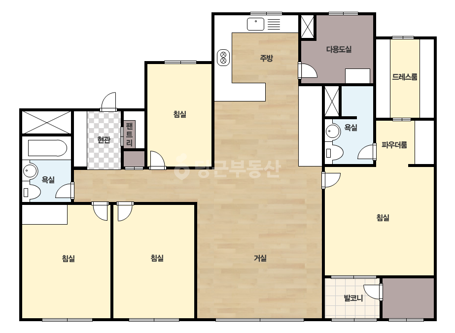 확장 평면도