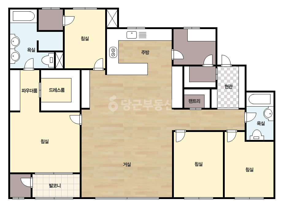 확장 평면도