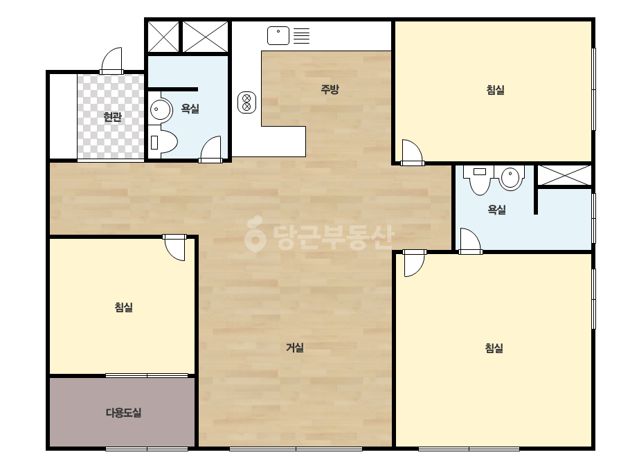 확장 평면도