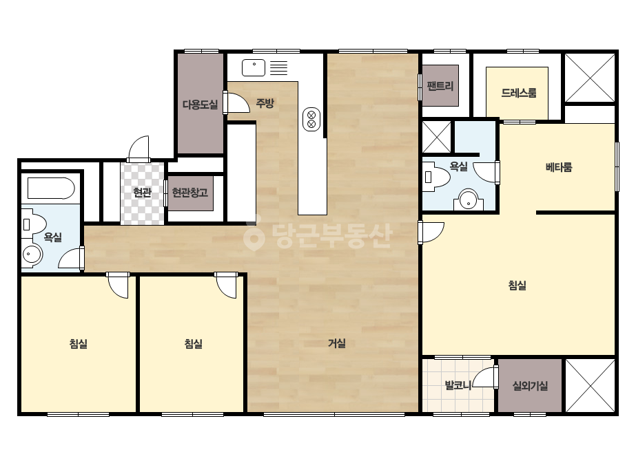 확장 평면도