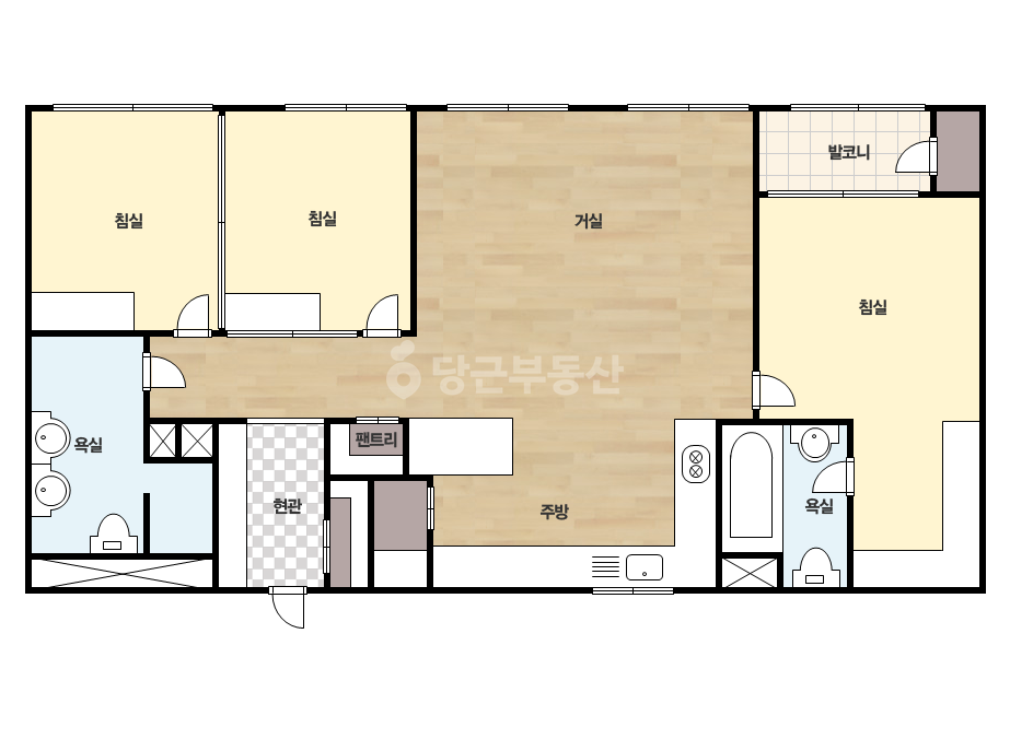 확장 평면도
