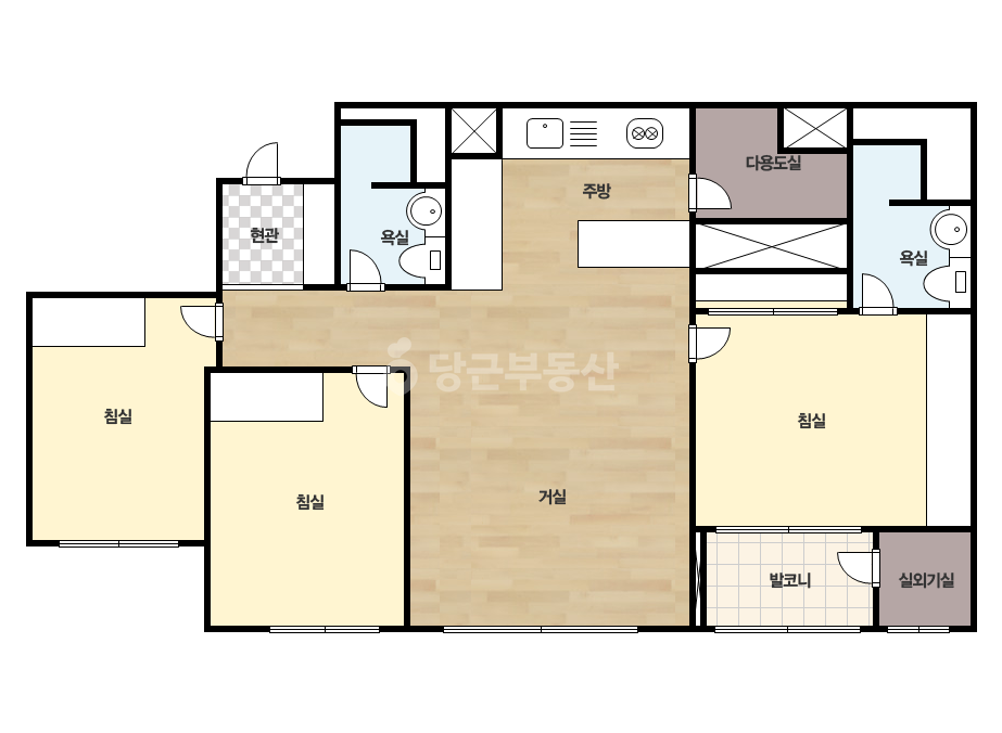 확장 평면도