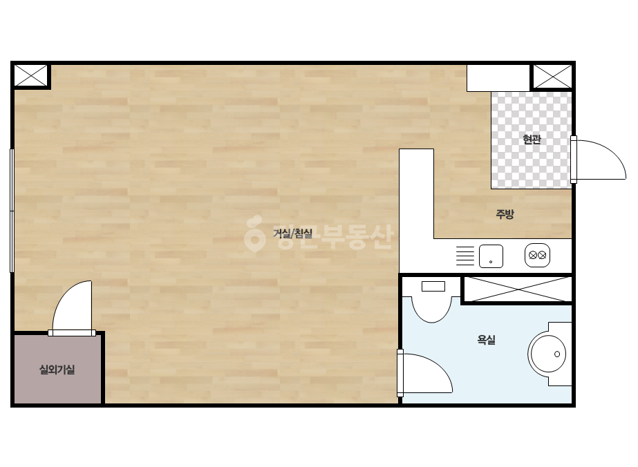 확장 평면도