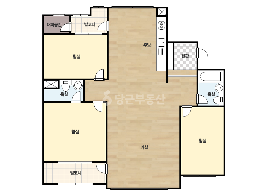 확장 평면도