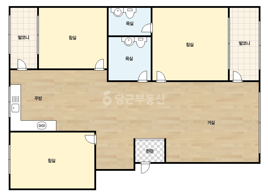 확장 평면도
