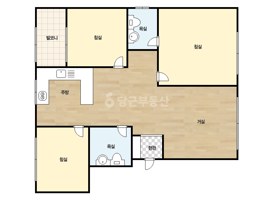 확장 평면도