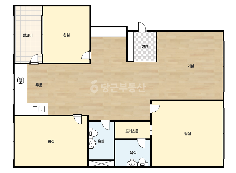 확장 평면도