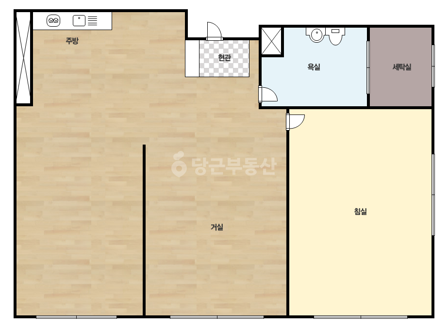 확장 평면도