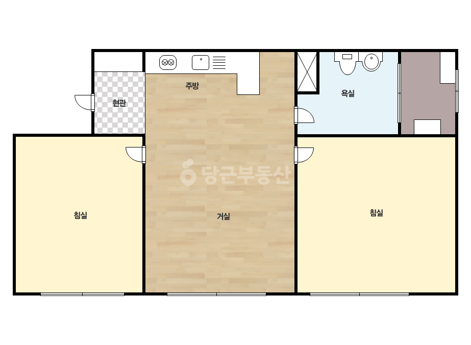 확장 평면도