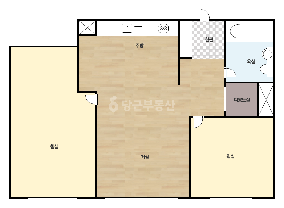 확장 평면도