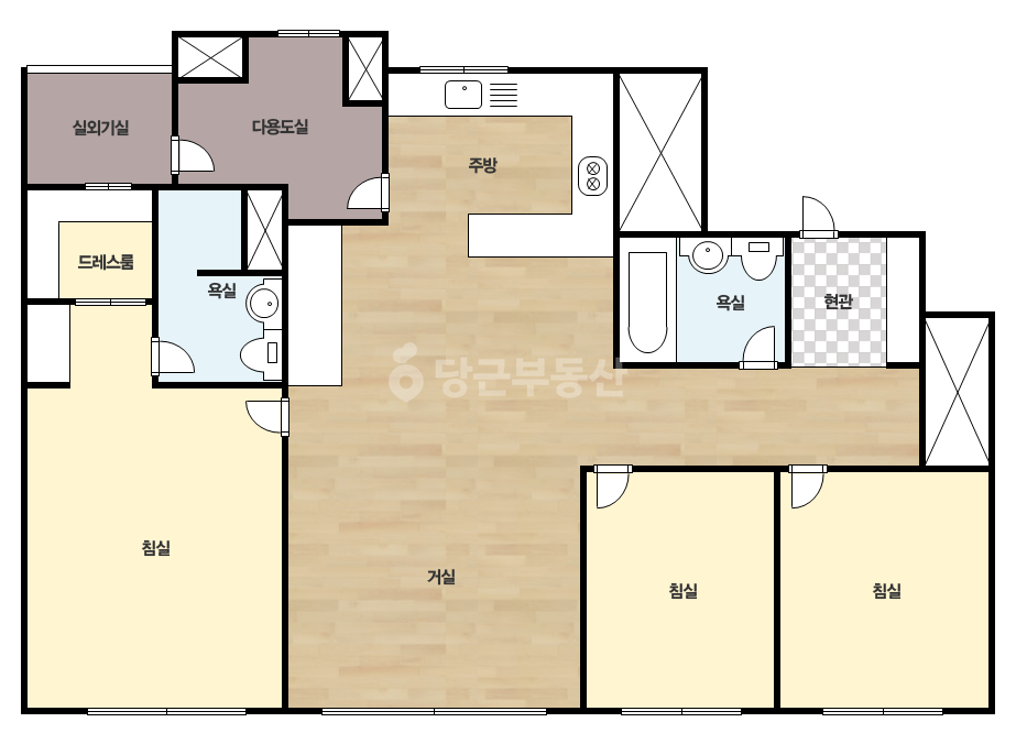 확장 평면도