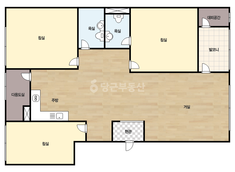 확장 평면도