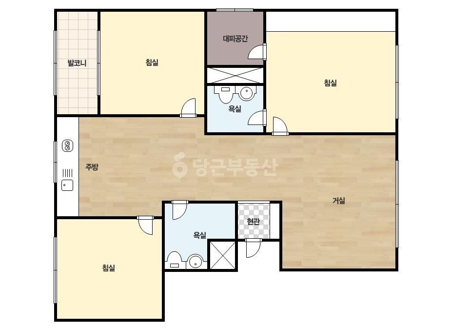 확장 평면도