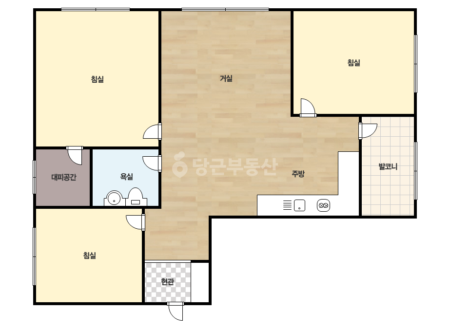 확장 평면도