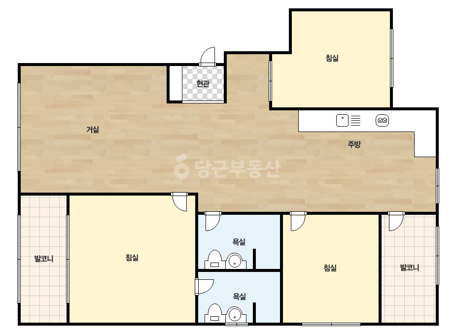 확장 평면도