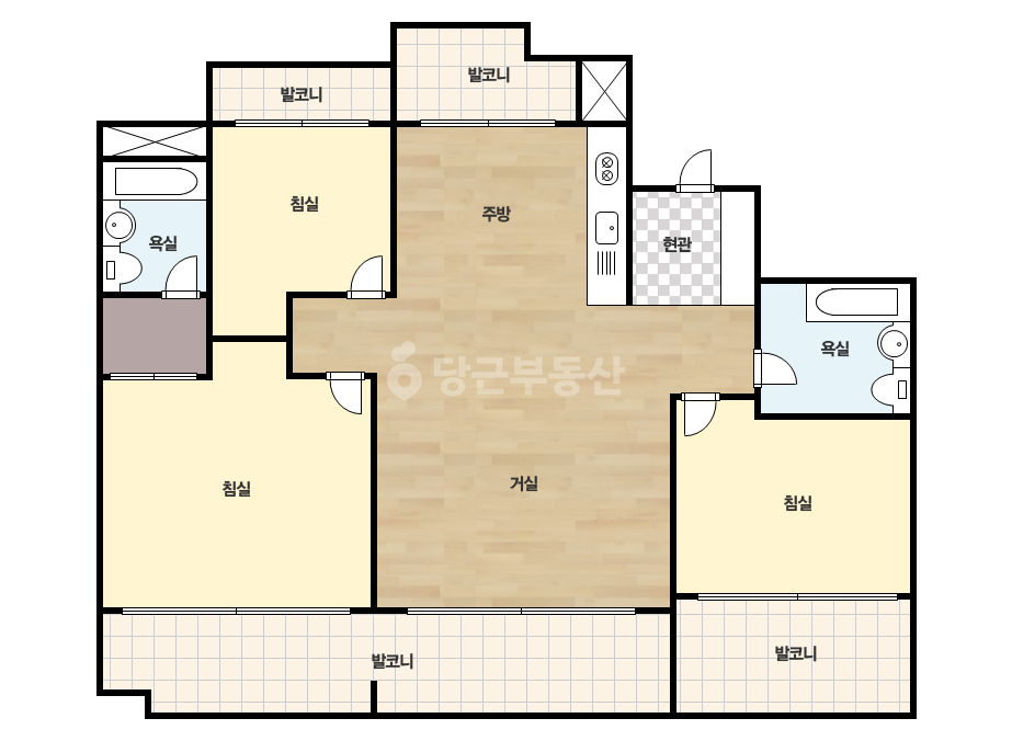 확장 평면도