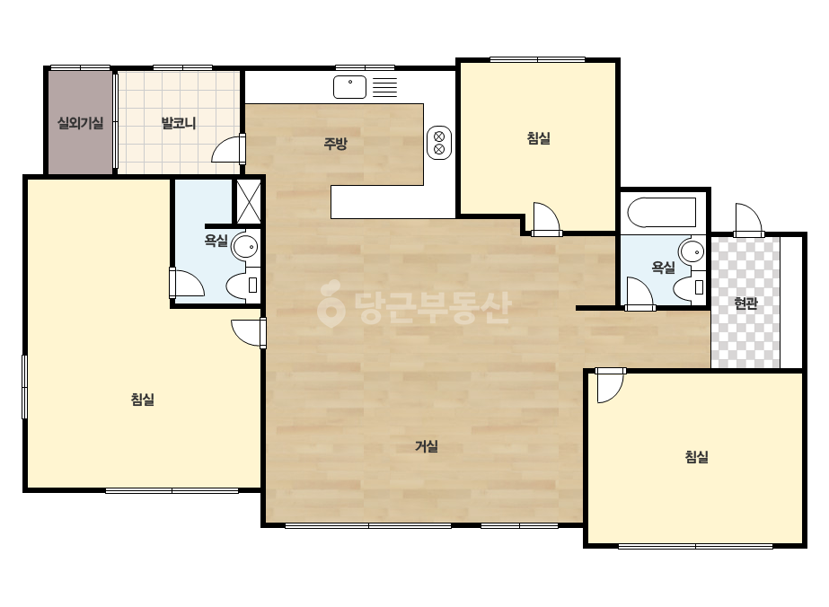 확장 평면도