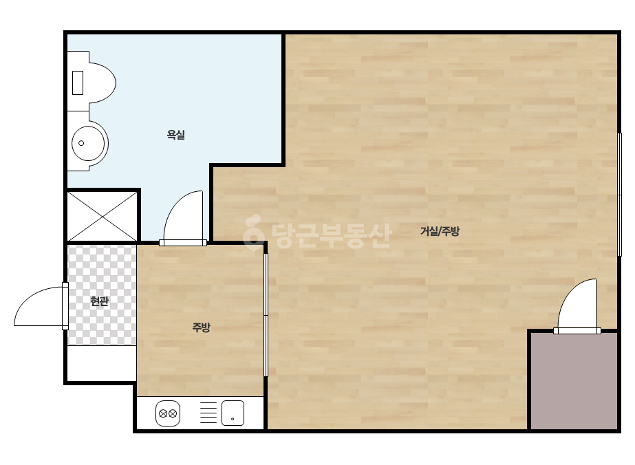 확장 평면도