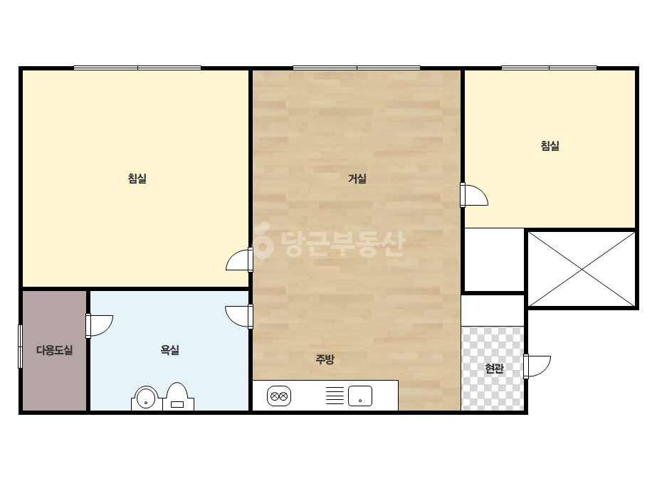 확장 평면도