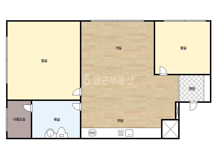 확장 평면도