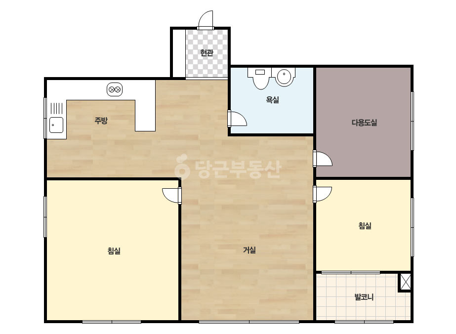 확장 평면도