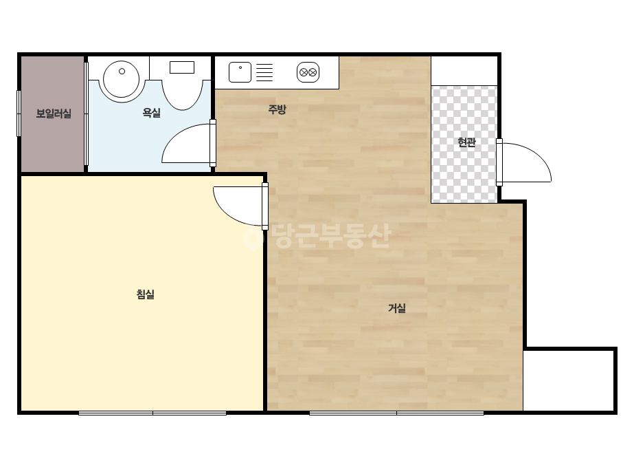 확장 평면도
