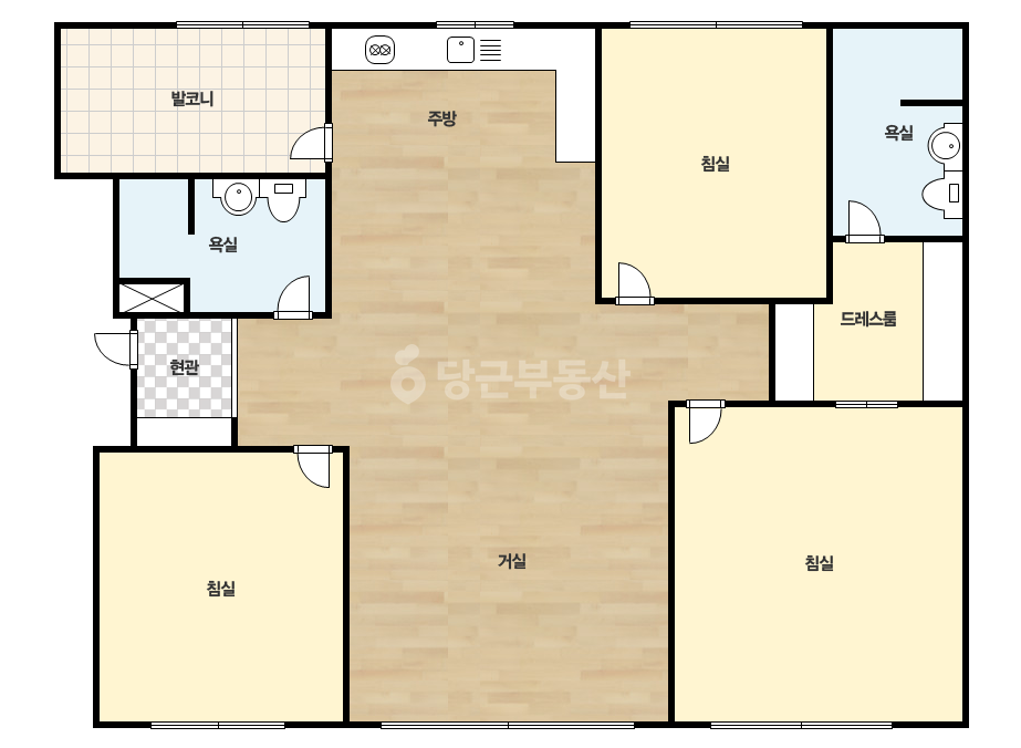 확장 평면도